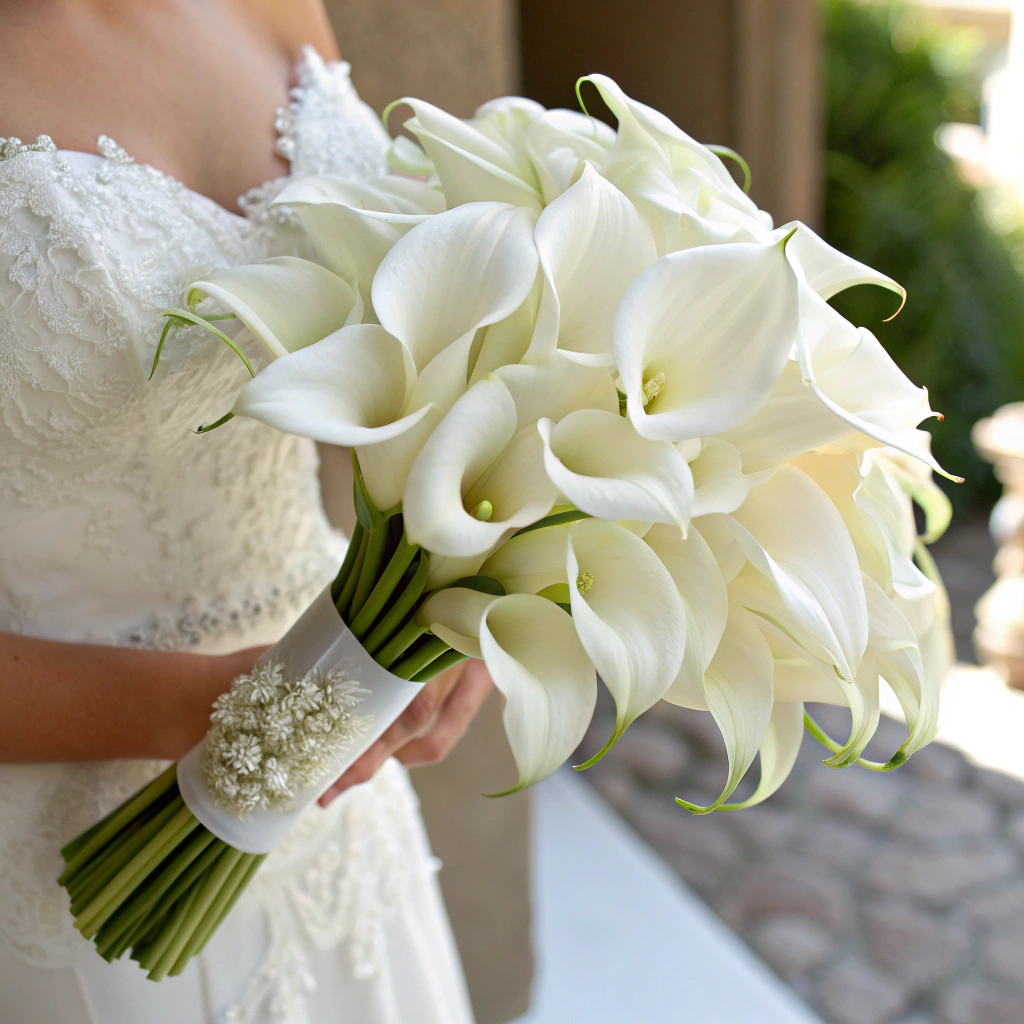 artificial calla lily bouquets