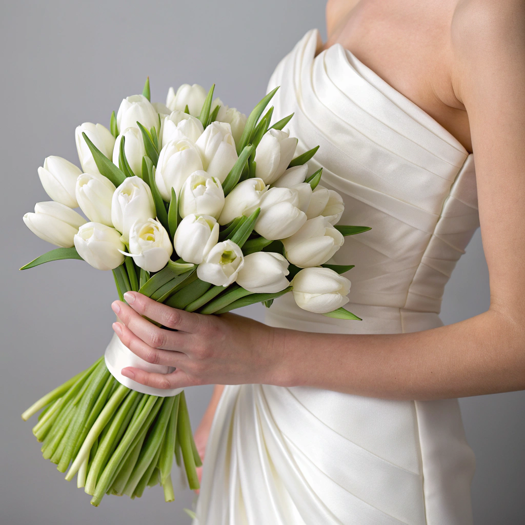 faux tulip arrangements