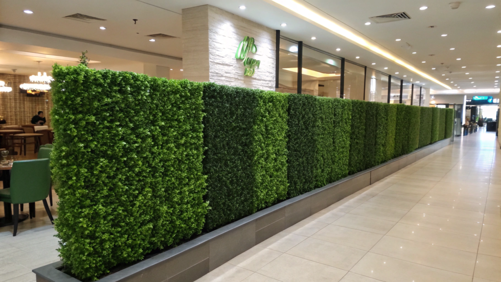 privacy Artificial green plants wall screen