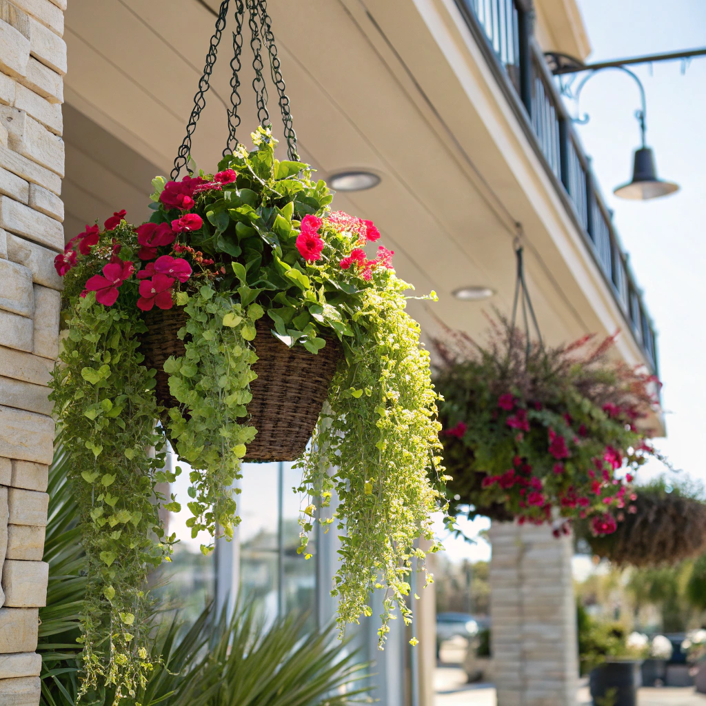 Artificial Hanging Plants Outdoor