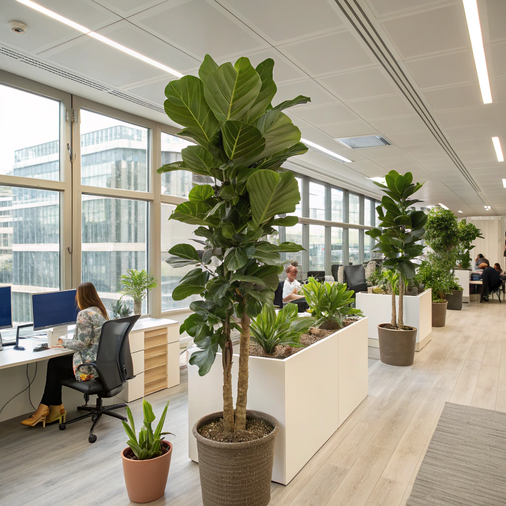 Corporate & Office of faux indoor trees
