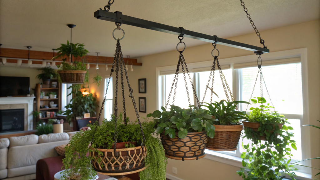 Hanging Rails or Racks to Hang Plants