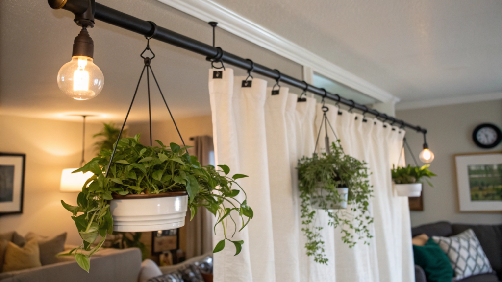 Light Fixtures & Curtain Rods for Plants