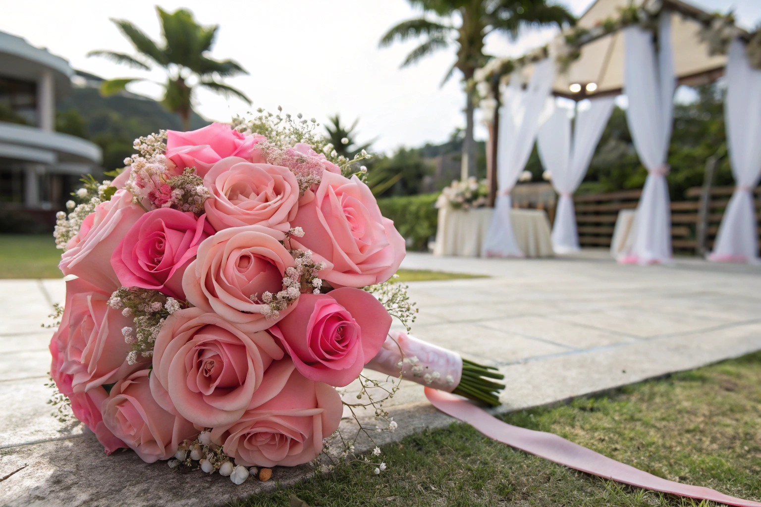 Realistic Artificial Bridal Bouquets