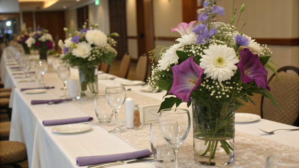 September Birth Flowers for Wedding table Décor