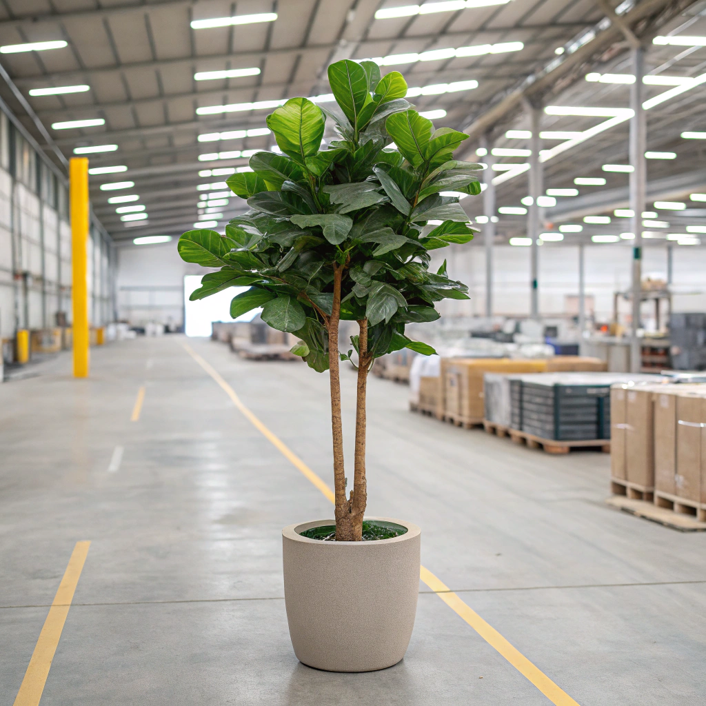 artificial house plants--Artificial Fiddle Leaf Fig Trees