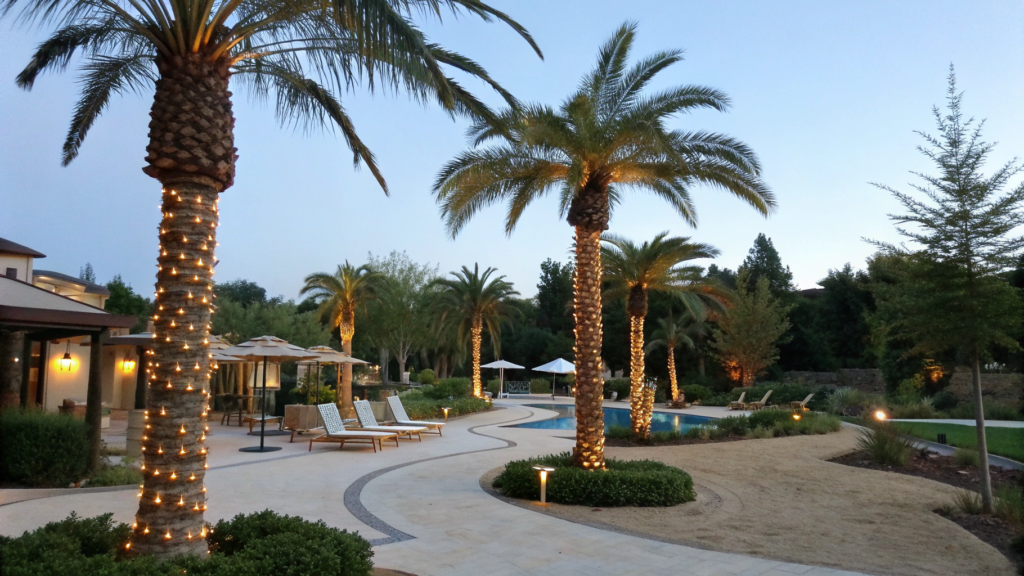 artificial palm trees Outdoor