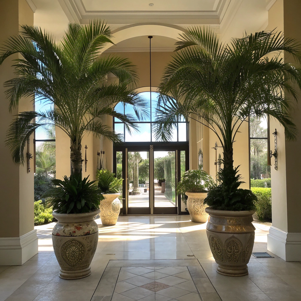 artificial potted plants for Luxury Hotels & Resorts