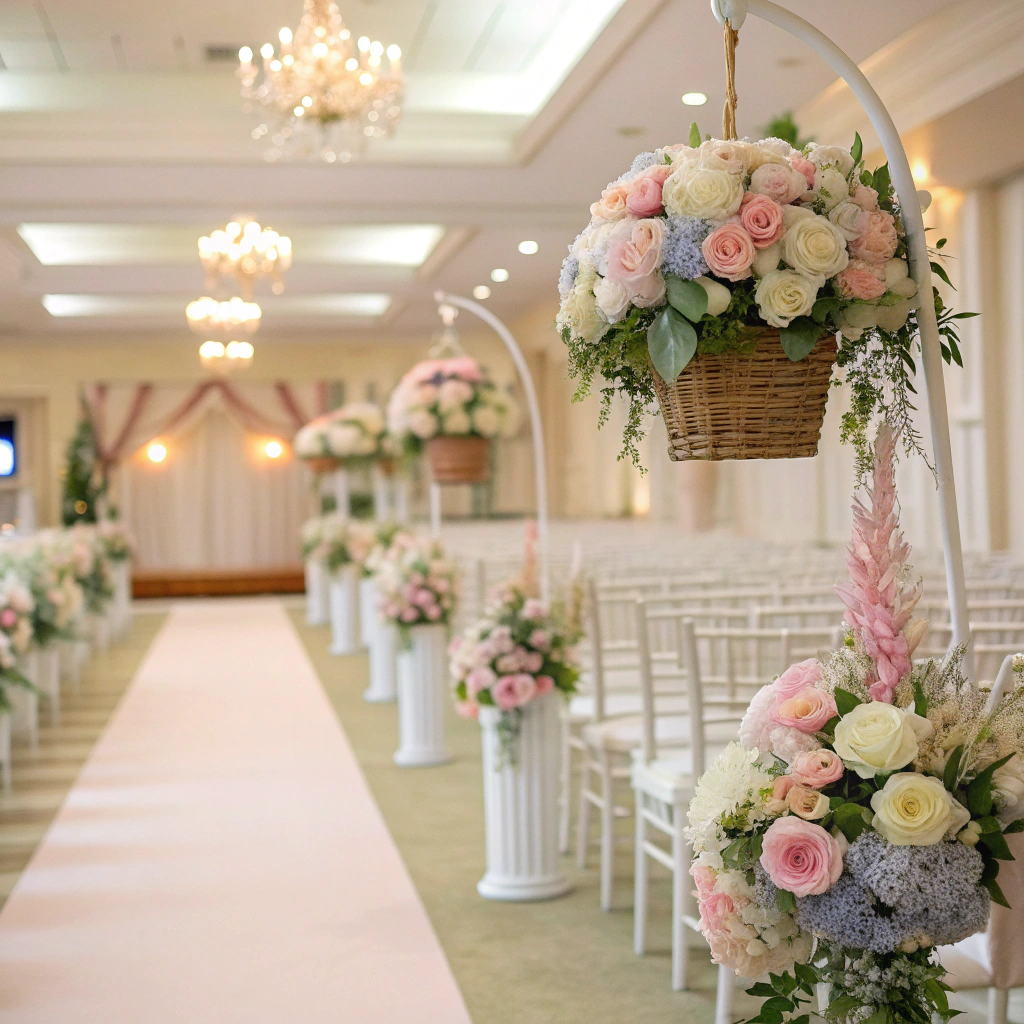 faux hanging plants for Event Venues & Weddings