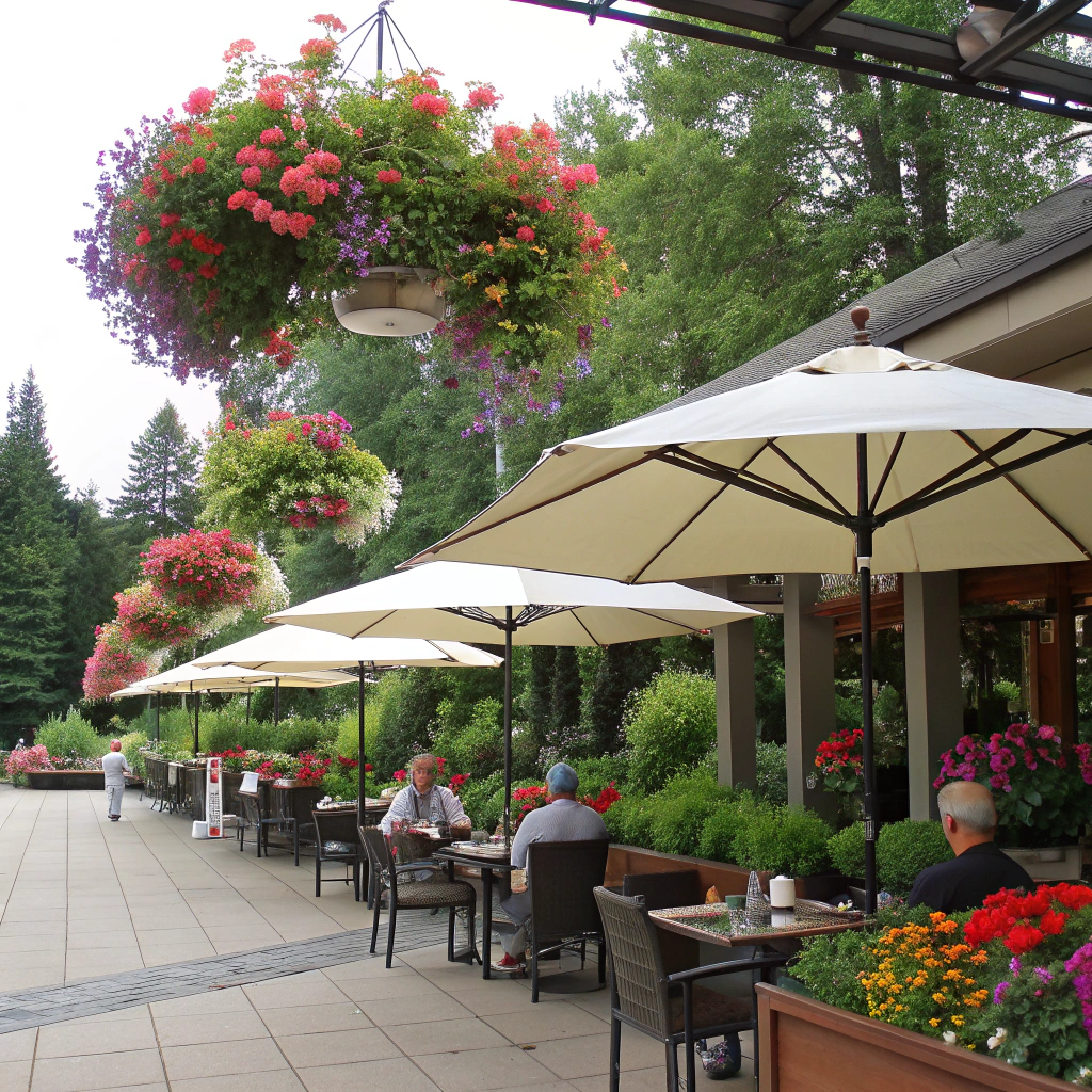 hanging artificial baskets for Restaurants & Cafés
