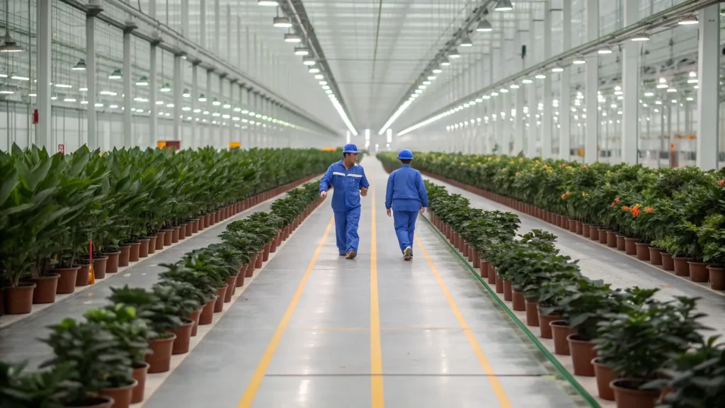 Artificial plants factory