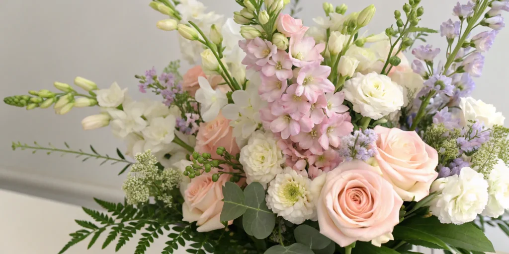 July_Birth_Flowers_Larkspur_&_Water_Lily