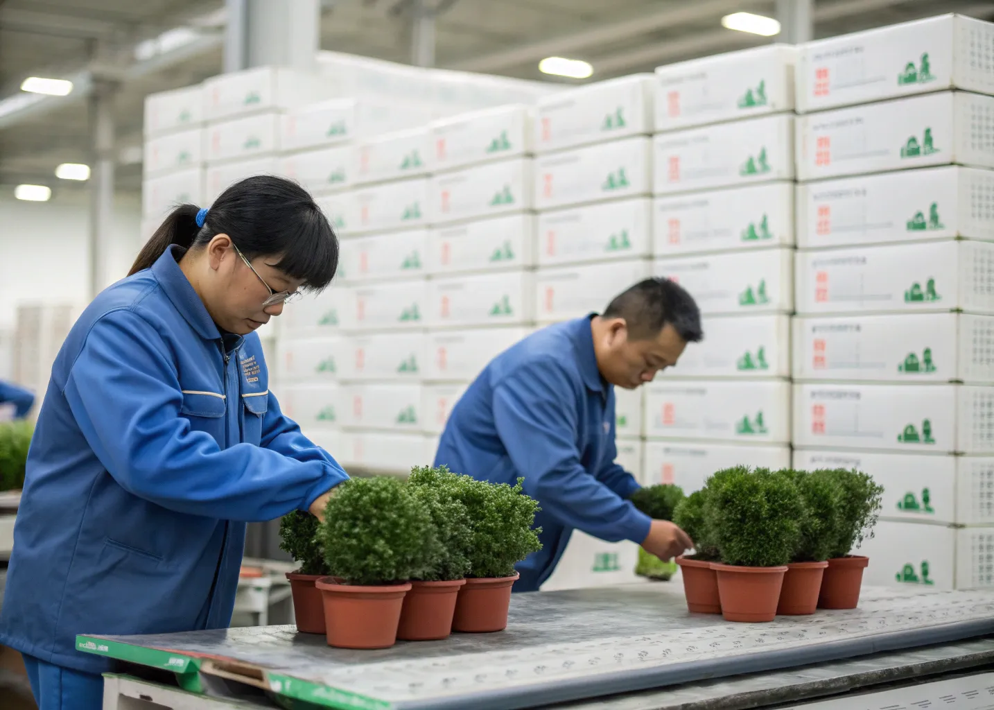 Secure_&_Branded_Packaging_of_Small_Faux_Plants