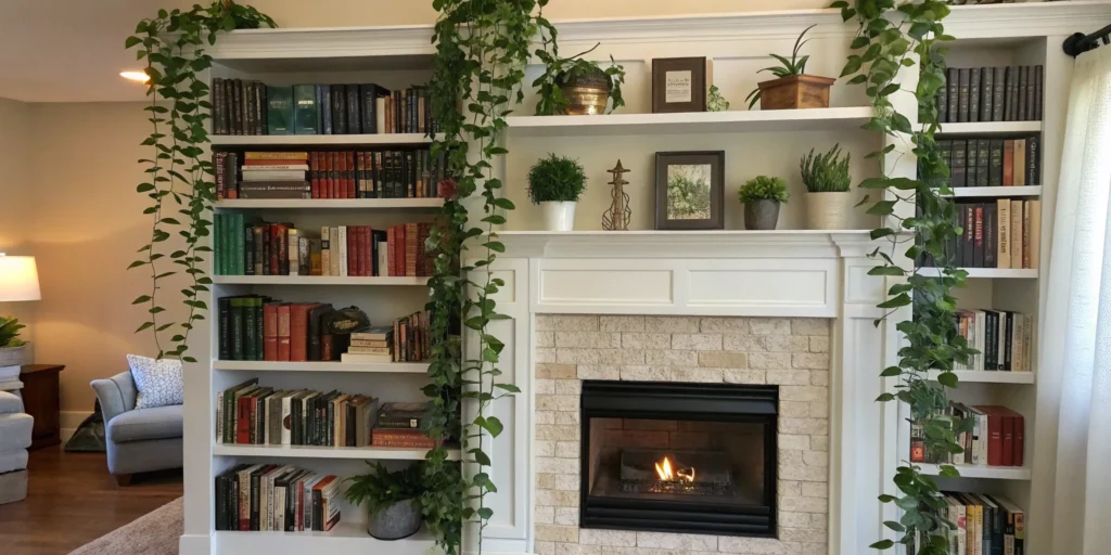 Style_Bookshelves_and_Mantels_with_Cascading_Vines
