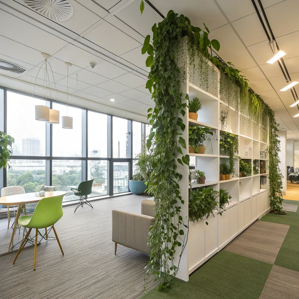 faux_green_vines_for_Office_decoration