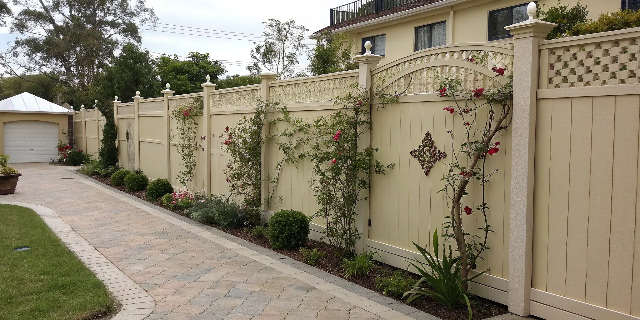 fence_Decoration_with_Plants_and_flowers
