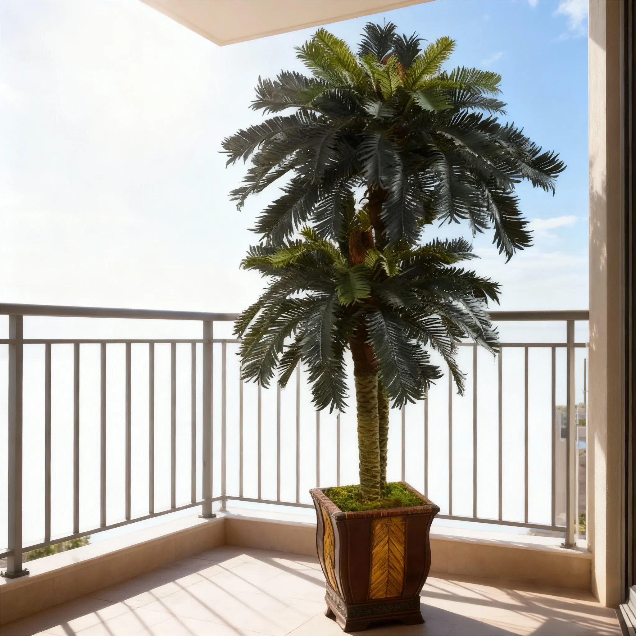 Double_Sago_Palm_Artificial_Tree Double_Sago_Palm_Artificial_Tree