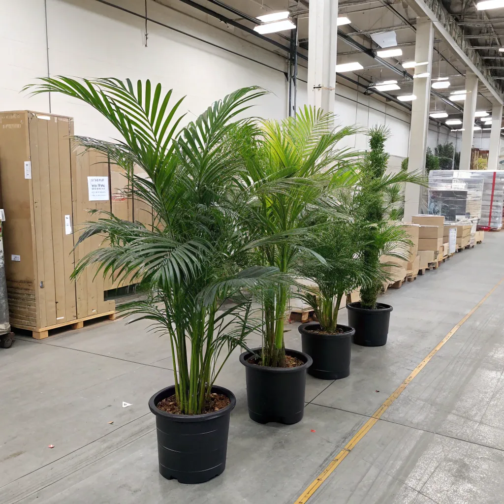 Potting_&_Base_Securing_of_Faux_Kentia_Palm_Plants