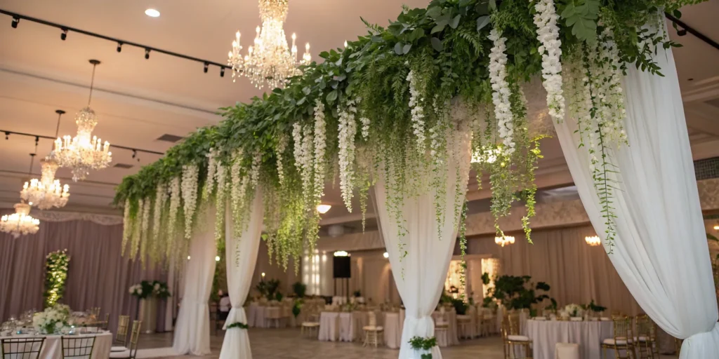 Hanging_and_cascading_Silk_plants