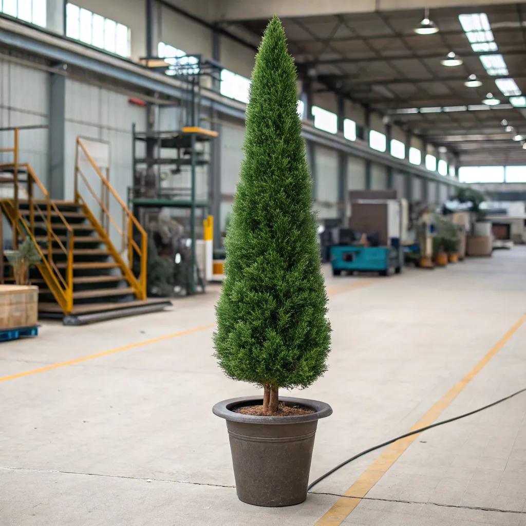 Fake_cedar_topiary_tree