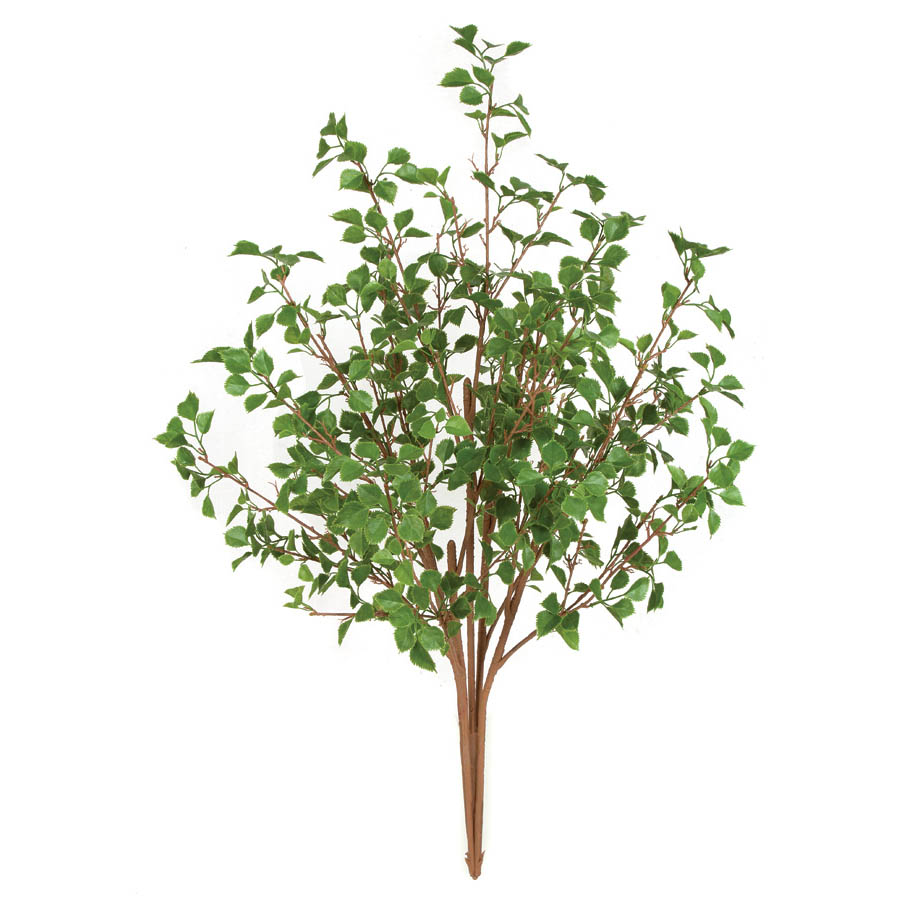 48 inch Outdoor Artificial Green Birch Bush
