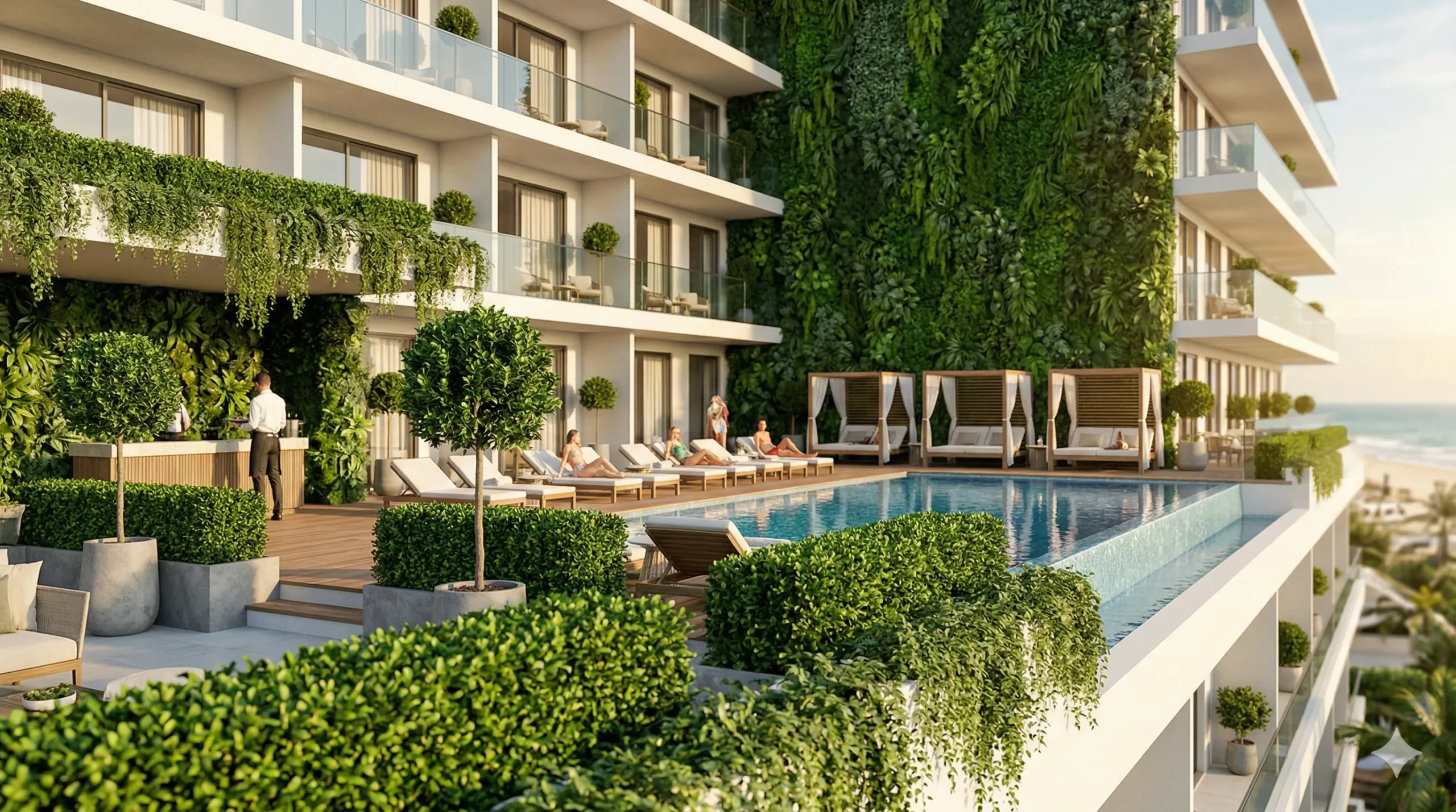 Anti-uv Outdoor Artificial Plants Waterproof and Fire Retardant