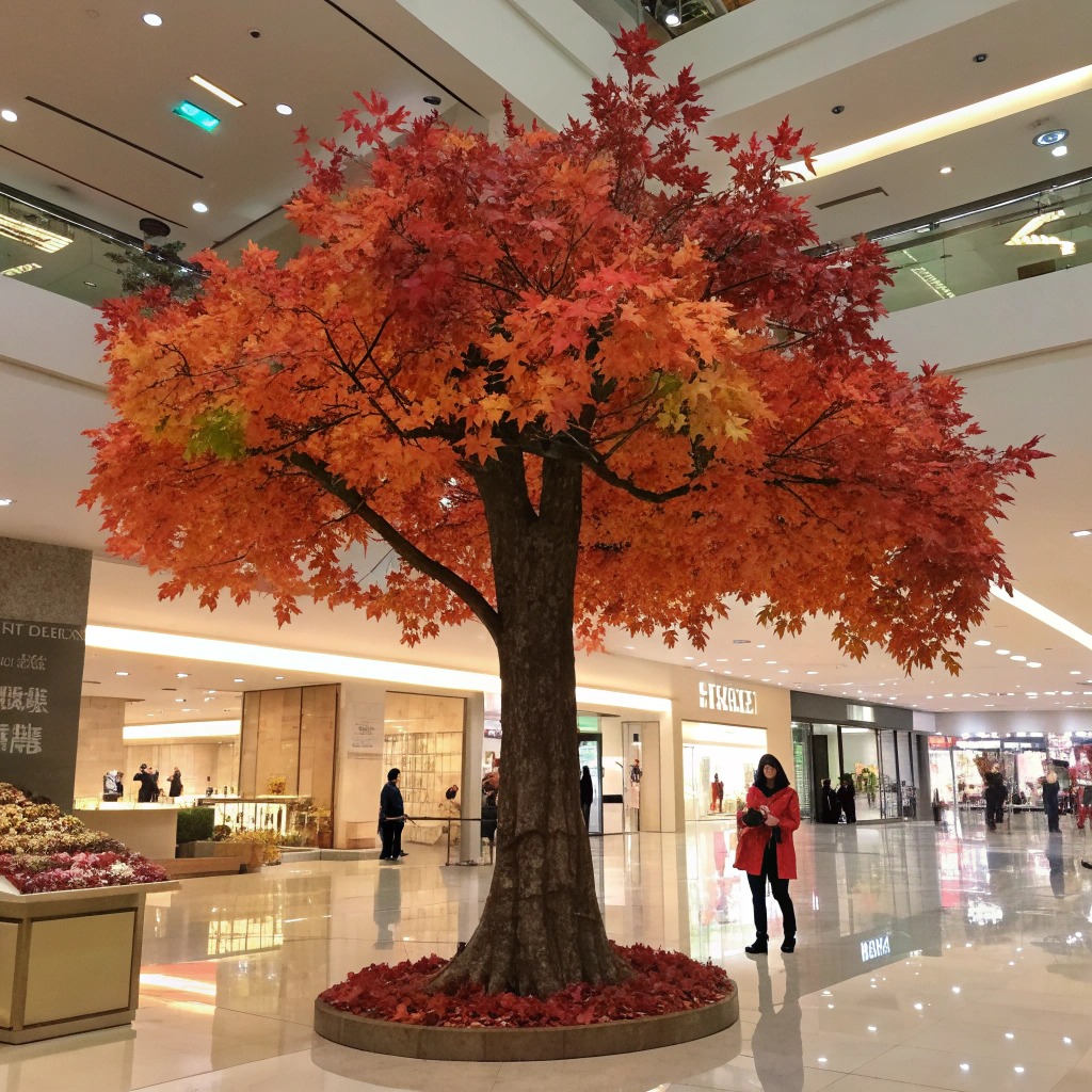Indoor_Artificial_maple_tree_for_shopping_mall_Decoration
