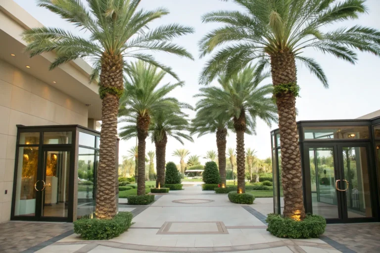 outdoor--artificial-palm-trees-for-hotel-outdoor decoration